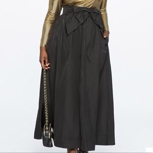 Black Taffeta Ball Gown Maxi Skirt 18W